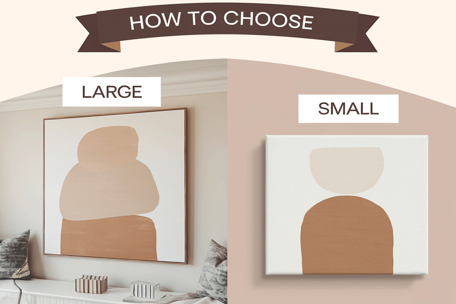 How To Choose The Perfect Canvas Size For Your Home Decor