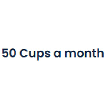 50 Cups A Month