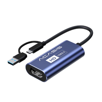 Acasis 4K 30Hz HDMI HD USB-A/C Switch Video Capture Card 1080P 60FPS