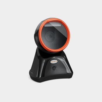 AMBIR DB100 Omni-directional Desktop USB 2D Barcode Reader - Black/Orange