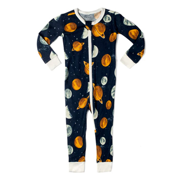 Bamboo Zipper Pajama