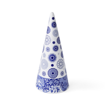 Blue Italian Medium Decorative Cone