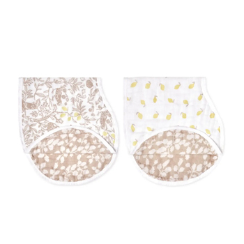 Boutique silky soft burpy bib 2 pack