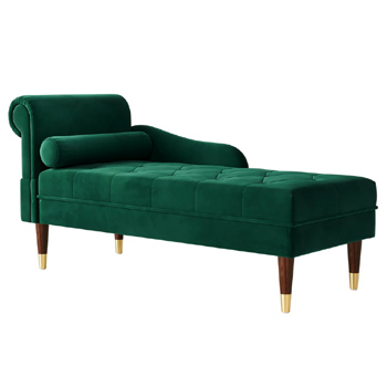 Button Tufted Seat Lounge Sofa