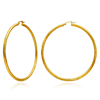 Cut Hoop Earrings