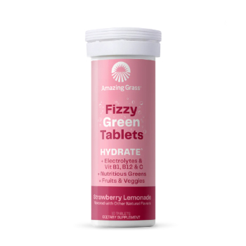 Fizzy Green Tablets Hydrate Strawberry Lemonade