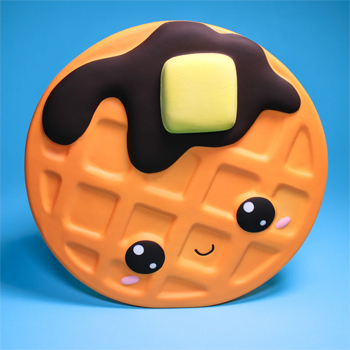 Giant Happy Waffle Squishy