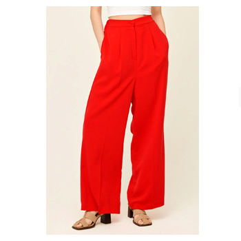 High Wide Leg Pants