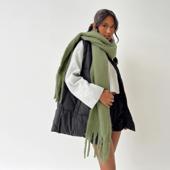 July scarf olive