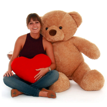 Jumbo Amber Teddy Bear