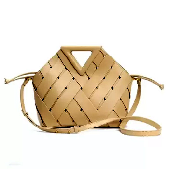 Leather Woven Bag