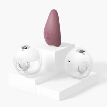 M5 Massager Bundle: Double M5 Wearable Breast Pump and One Breast Massager