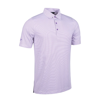 Mens Micro Stripe Performance Golf Polo Shirt