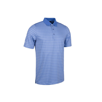 Mens All Over Tee Print Performance Golf Polo