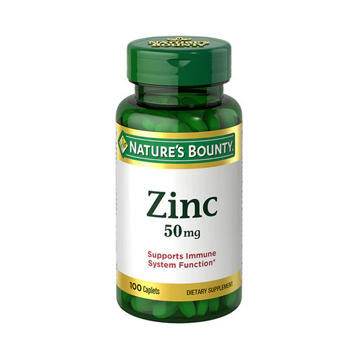 Nature's Bounty, Natures Bounty Chelated Zinc, 50 mg, 100 Count