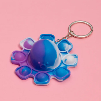 Octopus Pop It Keychain