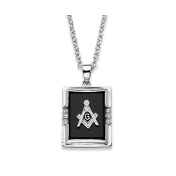 Onyx Masonic Pendant