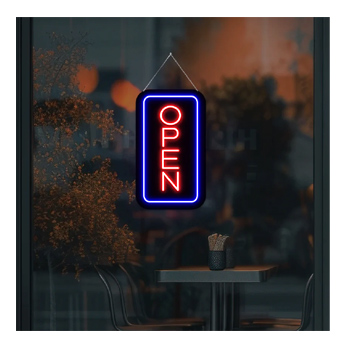 Open Neon Sign