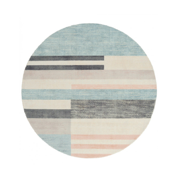 Parwa Round Rug - Dusky Hues