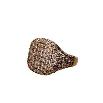 Pave Signet Ring