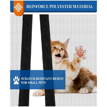 Pet Proof Screen Door magnetic Dog Cat Net