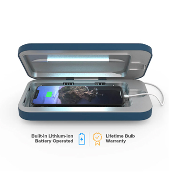 PhoneSoap Go: Battery-Powered Phone Sanitizing Device