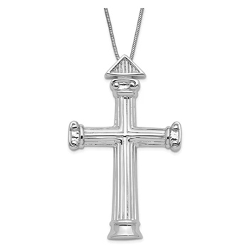 Pillar Cross Necklace