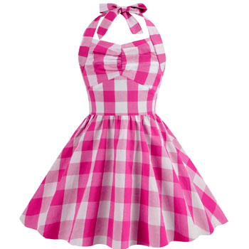 Girl Plaid Sleeveless Dress