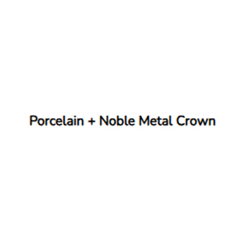 Porcelain + Noble Metal Crown