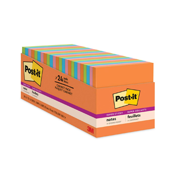 Post-it® Pads in Energy Boost Collection Colors, Cabinet Pack