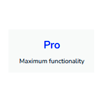 Pro Functionality