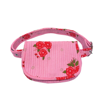 Quilted Koala Belt Bag - Pink Floral