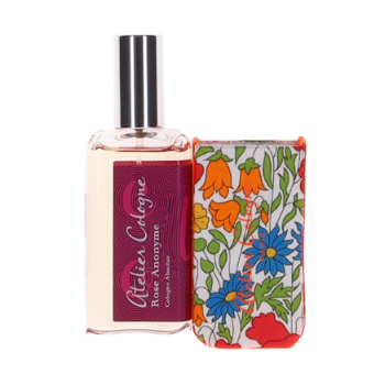 Rose Anonyme By Atelier Cologne For Unisex Cologne Absolue 1oz Spray with Liberty Orange Pouch NEW