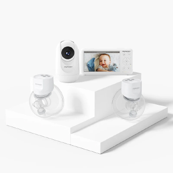 S12 Pro Safety Bundle: Double S12 Pro Wearable Breast Pump and One Baby Monitor