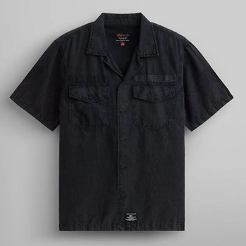 SHORT SLEEVE WASHED FATIGUE SHIRT JACKET (SEASONAL)