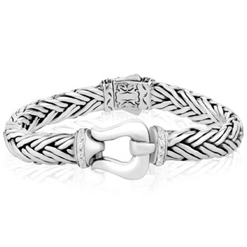 Silver Woven Bracelet