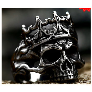 Stainless Steel Skull Ring