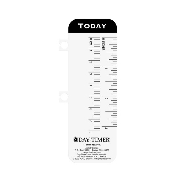 Day-Timer® Today Page Locator Ruler, Pocket or Compact Size