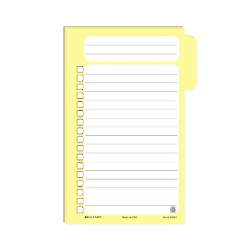 Day-Timer® Tabbed Self-Stick Hot Lists, 4