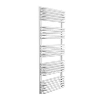 Trade Direct Radius Towel Rail, White, 1269x500mm