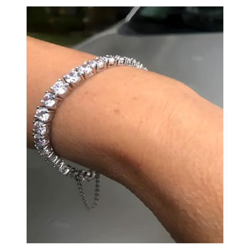 Zirconia Tennis Bracelet